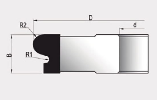 MBDP-714 SM Plaketli Profil Freze Bıçağı