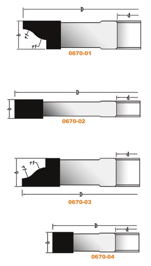 MBDP-670 SM Plaketli Rustik Kapı Profil Freze Bıçak Gurubu